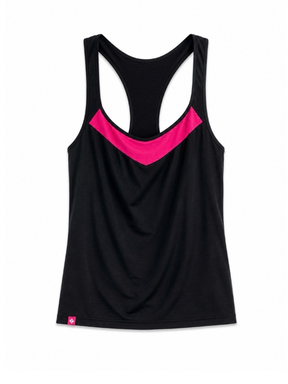 Specialized Cycling Racerback | Black with Pink Relaxed Fit Tank Top | Women’s M